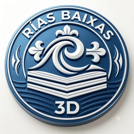 Logo de Rías Baixas 3D