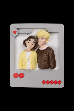 Marco postal · romántico